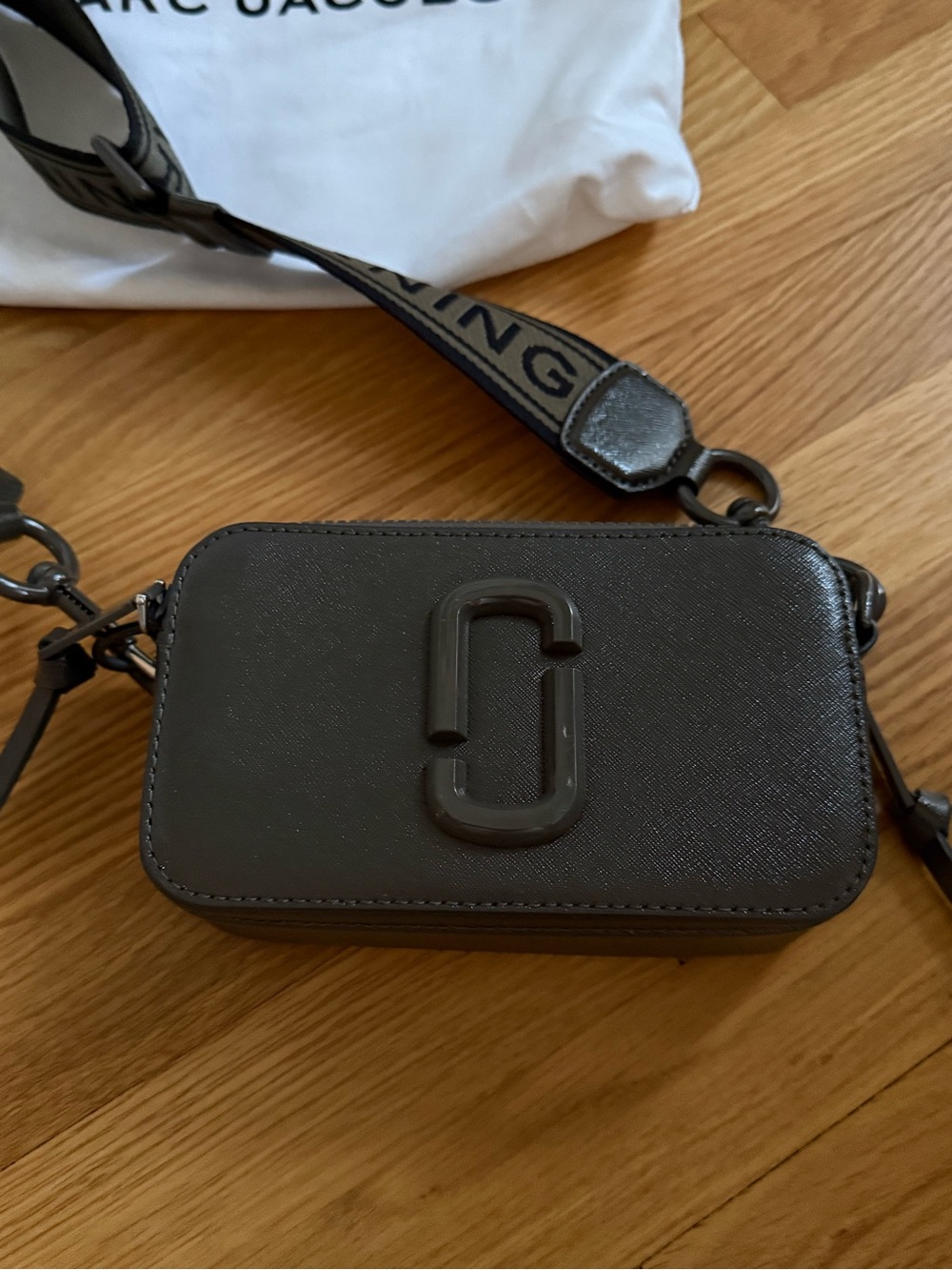 Marc Jacobs Snapshot DTM Crossbody Camera Bag with Logo Strap